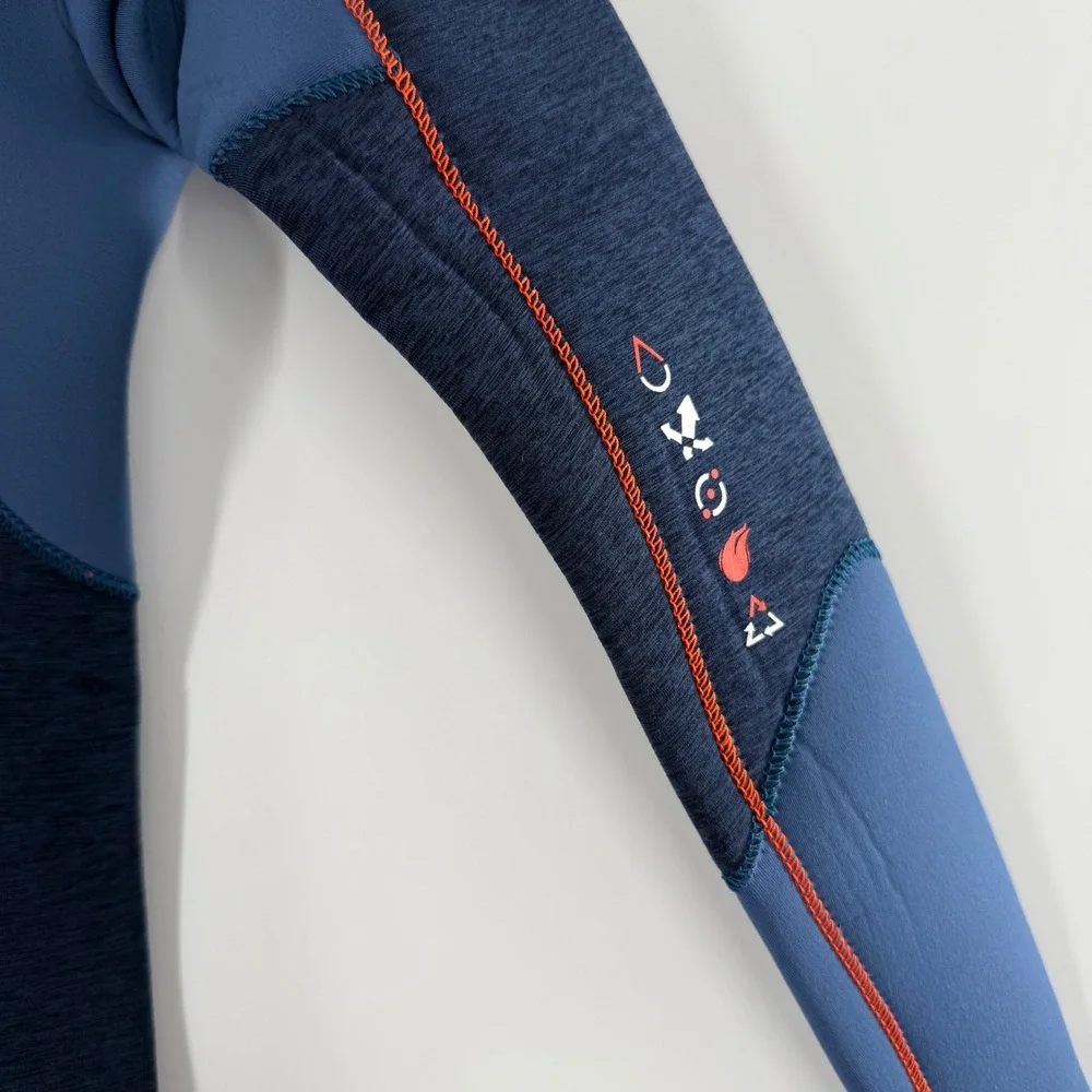 Gill Marine RS17 Race FireCell 3.5mm Long Sleeve Top Dark Denim Orange JL